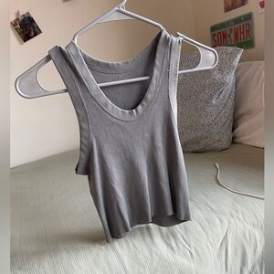 John Galt Dark Gray Connor Tank Top